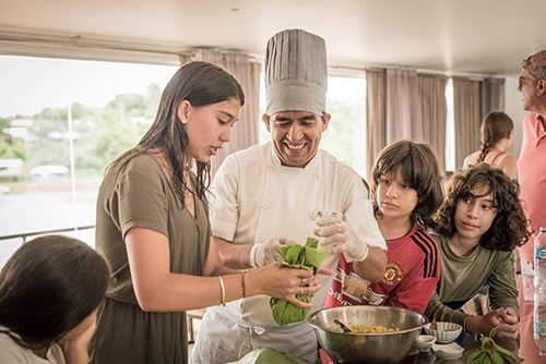 Exotic flavors thanks to the local ingredients that we use in each dish.